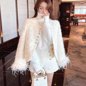 Fall Women's Casual Sets Top And High Waist Patchwork Hip <b>Skirts</b> Suit Clothing Wholesale - Product Image 6