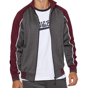 Traje de sudor de manga larga transpirable de secado rápido de etiqueta privada para hombres Diseño personalizado Ropa deportiva de fitness Conjunto de 2 piezas en blanco con logotipo - Product Image 2