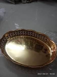 Ensemble de trois plateaux de service en acier inoxydable Design de fantaisie indienne plateau de service en acier inoxydable personnalisé fait à la main à un prix abordable - Product Image 5