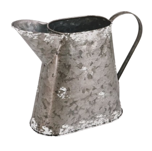 Arrosoir en métal galvanisé pour la maison, le jardin et les plantes. - Product Image 1