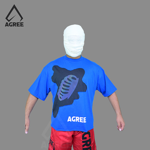Camiseta de Algodón 100% para Hombre al por Mayor, Corte Regular Holgado, Ecológica, Casual, de Secado Rápido, Transpirable, con Cuello Redondo y Estampado Digital - Product Image 2