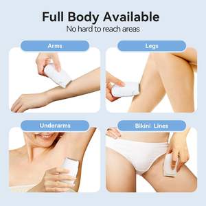 Tondeuse bikini sans fil pour femme, rasoir électrique de voyage, lame flottante douce et indolore, étanche IPX5, pour l'hygiène intime et le corps - Product Image 4