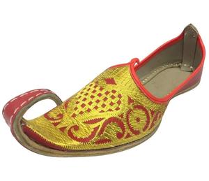 Men's Traditional Handmade Khussa Wedding Bridal Khussa Shoes in Reasonable Price Leather Outdoor Fashion Wear - Product Image 6