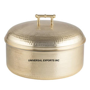 Mirror Polished Stainless Steel Hotpot Nice Quality Handmade Casserole Customized Size New Metal <b>Food</b> <b>Warmer</b> - Product Image 6