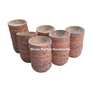 ชุดของขวัญแกะสลักหินสบู่ก้อนทรงกลมสำหรับตกแต่งบ้าน - Product Image 2