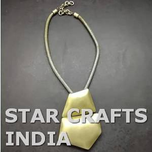 High and Premium Quality Metal With Leather <b>Cord</b> <b>Necklace</b> Pendent Set From Indian Manufacturer Available in Bulk Quantity - Product Image 5