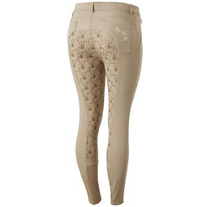 Pantalones técnicos para montar a caballo para mujer, pantalones personalizados al por mayor, ropa ecuestre, estampado de silicona, pantalones de montar con agarre completo - Product Image 5