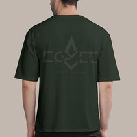 T-shirt imprimé surdimensionné pour homme de haute qualité, fabriqué au Pakistan, anti-plis, 100 % coton, couleurs unies personnalisables, léger