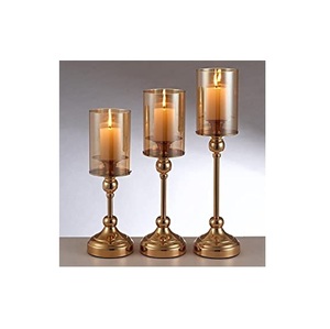 Elegant Candle Holder for Home Decoration black plated Home Table <b>Top</b> decorative Candle Stand in New design candle holder - Product Image 4