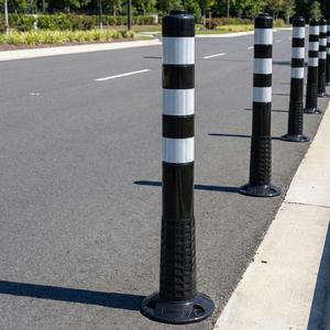 75 X 8 cm TPE Delineator Black Traffic Warning Product with <b>Socket</b> - Product Image 2