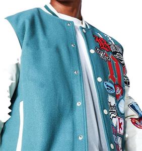 Vente en gros de vestes d'extérieur veste de course F1 en satin pour homme broderie à la main imperméable sur mesure - Product Image 6