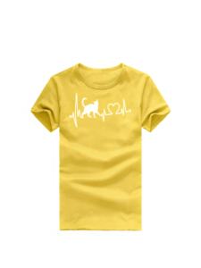 Camisetas de Verano Casuales de Manga Corta con Cuello Redondo y Hombros Caídos para Mujer, 100% Algodón Tejido, Estampado Personalizado, Ajuste Delgado, Secado Rápido, con Logotipo - Product Image 5