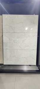 Azulejos interiores de porcelana pulida vitrificada esmaltada de 800x1600mm estilo europeo moderno, detalles de ladrillo refractario hechos en la India - Product Image 3