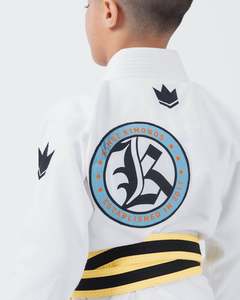 Vente en gros uniforme d'arts martiaux pour enfants personnalisé Jiu Jitsu Judo BJJ pantalon Kimono avec broderie et logo pour le Judo autres arts martiaux - Product Image 5