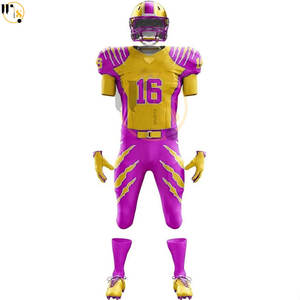 El mejor precio, alta calidad, uniforme de fútbol americano juvenil, conjuntos XL, ropa deportiva con estampado de sublimación transpirable, superventas Plus - Product Image 3