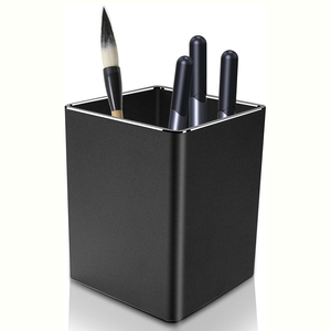 Porte-stylo en bois et en métal écologique Boîte faite à la main de qualité supérieure pour le bureau Décoration intérieure Rangement polyvalent 2025 - Product Image 3