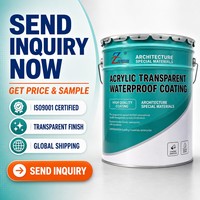 Revêtement liquide acrylique imperméable pour la protection des sols de cour et des sols extérieurs en carrelage