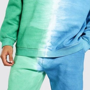 Moda personalizable ropa de calle hombres Tie Dye chándal venta al por mayor de alta calidad cómoda ropa Casual Tie Dye chándal para hombres - Product Image 4
