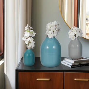 Florero Decorativo Contemporáneo para Decoración del Hogar y Estilismo de Espacios, Logotipo Personalizado OEM, Venta al por Mayor, Exportador de Fábrica - Product Image 2