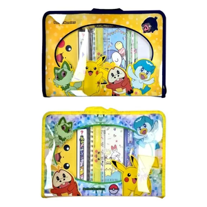 Set de Papelería de PVC de Pokémon Pikachu, Útiles Escolares, Lápiz, Borrador, Cuaderno, Anime, Dibujos Animados, Regalo para Estudiantes, Venta al Por Mayor - Product Image 1
