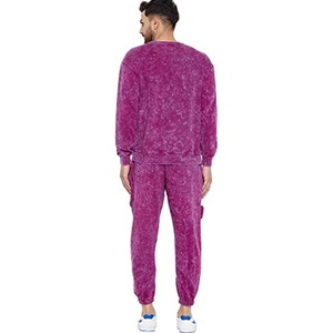 Traje Deportivo de 2 Piezas para Hombre, Hecho a Medida, 100% Algodón, Lavado Ácido, Sublimado, para Invierno - Product Image 6