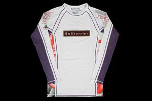 Rashguards MMA de haute qualité, unisexe, taille adulte, coupe ajustée, respirant, impression par transfert thermique personnalisée, col rond, anti-UV UPF50, séchage rapide - Product Image 3