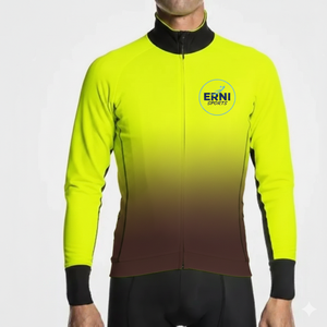 Camiseta de Ciclismo de Manga Larga para Hombre, Estampada, Elástica en 4 Direcciones, Secado Rápido - Product Image 1