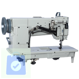 Máquina de coser industrial de pespunte de alta resistencia OEM, de base plana con alimentación inferior, de una sola aguja, componentes de engranajes de alta velocidad - Product Image 1