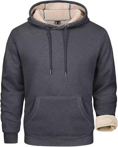 Polyester/coton 500 g/m², sweat-shirt de sport pour homme, logo personnalisé brodé, couleur unie, bloc de couleur, streetwear, taille plus, vierge - Product Image 1