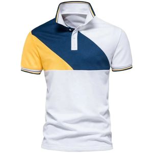 Trending Men's 100% algodón para Polos Patrón sólido Logotipo bordado personalizado Último diseño Tela de punto para camiseta de polo - Product Image 1