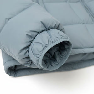 Veste matelassée à col montant personnalisée avec logo 2026, unisexe, hiver, rembourrée, imperméable, respirante, chaude, 100% coton - Product Image 4