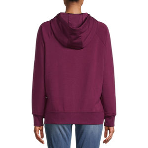 OEM vente en gros de haute qualité femmes recadrée sweat à capuche surdimensionné sur mesure vente chaude manteau d'hiver avec col à capuche - Product Image 3