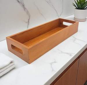 ถาดไม้อาร์ตเดคโคอเนกประสงค์สำหรับเสิร์ฟอาหารเช้าและชา - Product Image 3