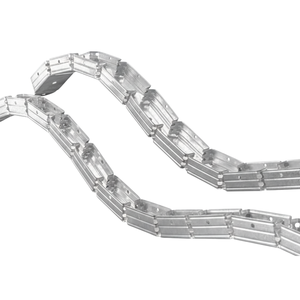 Set di 16 Pezzi di Profili in Acciaio Zincato Design Innovativo per Strutture Curve Dimensioni 30 X 75 X 30 mm - Product Image 3