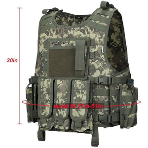 Gilet de camouflage professionnel réglable et durable personnalisé pour activités de plein air gilet de camouflage de camping de haute qualité - Product Image 3
