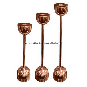 Candelabro de Metal de diseño moderno y elegante, candelabro de cristal pulido con soporte de cobre y aluminio de lujo, última llegada - Product Image 5