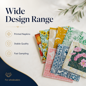 <span class=keywords><strong>Tovaglioli</strong></span> di Carta Personalizzati Santian con Logo, per Matrimoni e Natale, con Stampa in Lamina d'Oro, 250 Pezzi a 3 Veli - Product Image 4