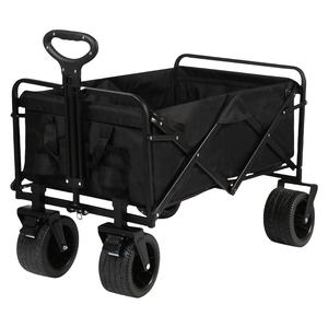 Carro Plegable de Carga Pesada con Ruedas Grandes para Arena, Portátil para <span class=keywords><strong>Camping</strong></span> y Deportes al Aire Libre, Carretilla Móvil Personalizable OEM de Malla - Product Image 1