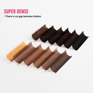 Extensions de cils Charmlash Volume, cils bruns, fournitures pour cils, cils personnalisés, look naturel au quotidien, OEM ODM - Product Image 5