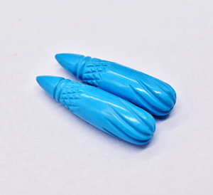 Gotas sueltas de tamaño 30X8 hechas a mano de piedra preciosa tallada en laboratorio para hacer joyas y manualidades D4 - Product Image 3