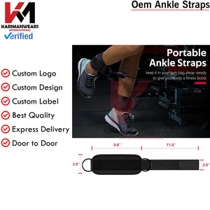 Correas de Tobillo para Máquinas de Cable, Paquete de 2, Cómodas, Ajustables, Acolchadas, Perfectas para Ejercicios de Glúteos y Kickback - Product Image 4