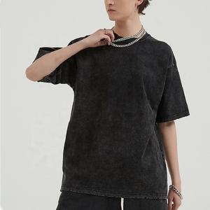 Nouveau T-shirt Unisexe Personnalisé avec Logo, Lavage Acide, Polyester/Coton, Respirant, Léger, Écologique, Manches Courtes, Formel - Product Image 3