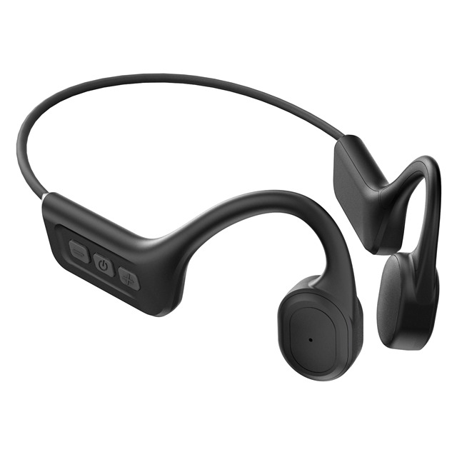 Porodo Soundtec Black IPX8 for V5.3 Wireless Bone Conduction Swimming Headphones