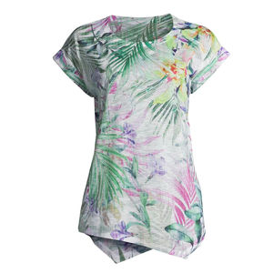 Impresión personalizada por sublimación, camisetas de poliéster 100%, ropa deportiva y de gimnasio, camiseta de secado rápido para mujer, tarifa al por mayor, OEM - Product Image 5