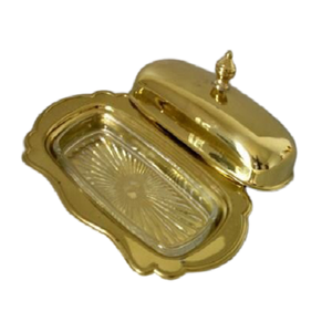 Plat à beurre en acier inoxydable de couleur or Plat à beurre de forme rectangulaire de taille personnalisée à un prix raisonnable - Product Image 3