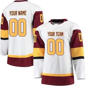 Jersey de hockey sobre hielo de equipo deportivo hecho a medida de alta calidad con logotipo Ropa de hockey sobre hielo personalizable - Product Image 5