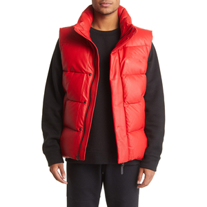 Chaleco Acolchado Ligero y Transpirable para Hombre, Diseño de Logotipo Personalizable, Ropa de Abrigo Informal Cálida para Invierno, Cuello Redondo - Product Image 1