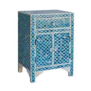 Taburete con incrustaciones de forma redonda, alta calidad, indio, al mejor precio, venta al por mayor - Product Image 5