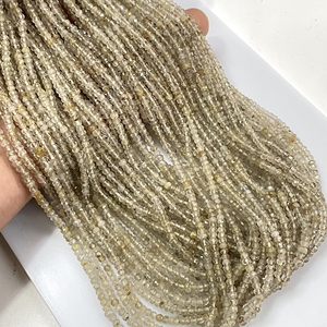 Perles en forme de rondelle à facettes dorées Rutile naturel Perles en gros pour la fabrication de bijoux - Product Image 5