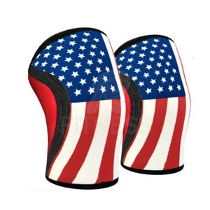 New Design Unisex Adjustable Elastic Breathable Neoprene <b>Knee</b> <b>Sleeves</b> Professional Protective Compression Support - Product Image 6